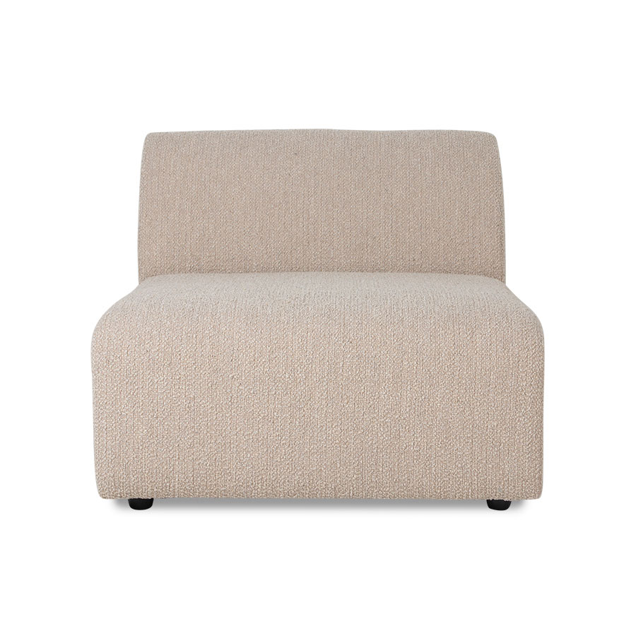 Sofa JAX: element środkowy - boucle taupe