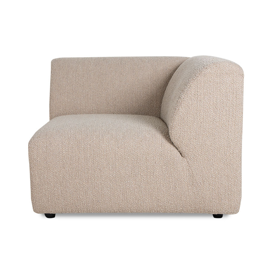 Sofa JAX: element prawy - boucle taupe