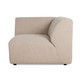 Sofa JAX: element prawy - boucle taupe