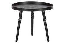 Stolik okrągły PONTO 55 cm - czarny
