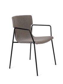 Krzesło z podłokietnikami BACK-UP taupe