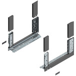 LEGRABOX Boki Wys.C=177mm BEZ Wypełnienia dł.35cm Antracyt 1kpl Komplet boków 780C do szuflady LEGRABOX Bez wypełnienia. Kolor: Antracyt Wysokość boku...