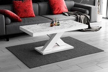 Ława XENON MINI - venatino white/biały