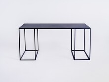 Stolik kawowy TORGET METAL 100x60 - czarny