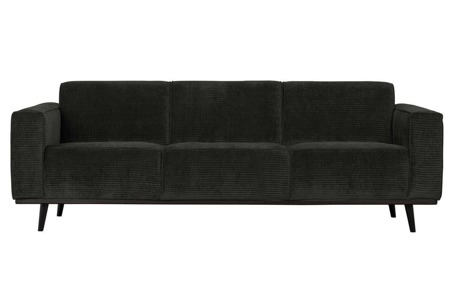 Sofa 3-osobowa STATEMENT RIB - grafitowy