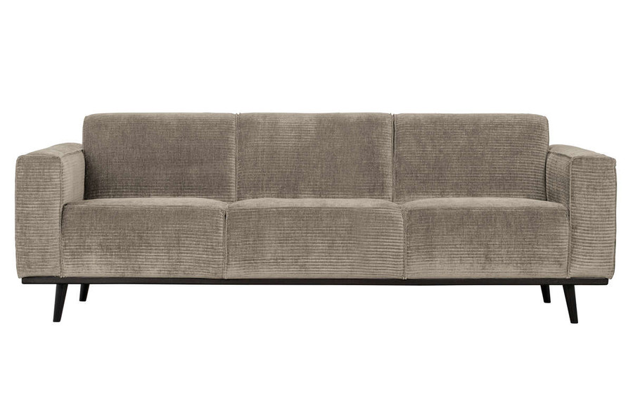 Sofa 3-osobowa STATEMENT RIB - gliniany