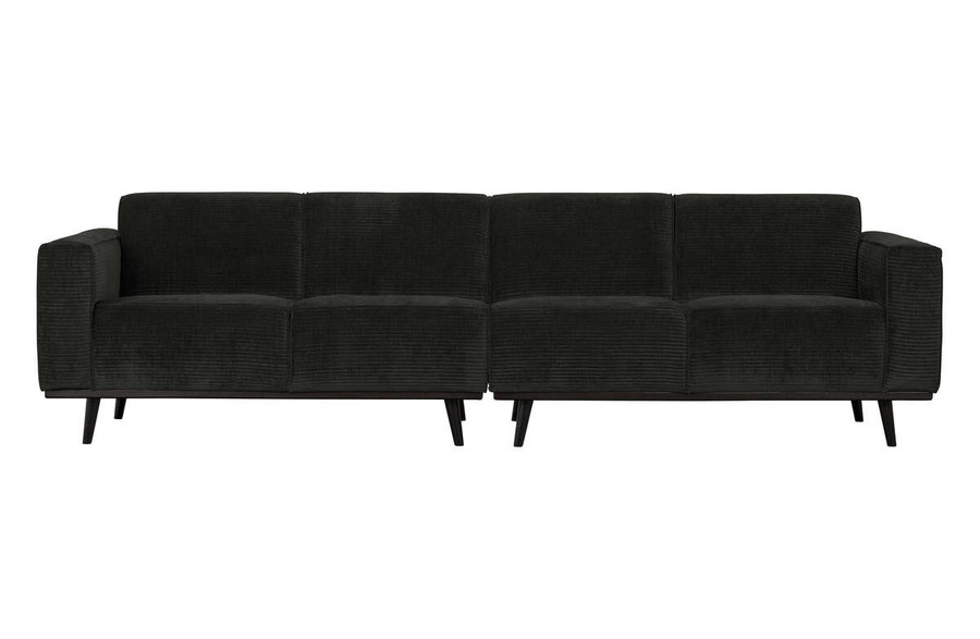 Sofa 4-osobowa STATEMENT RIB - grafitowy