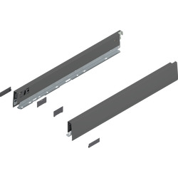 MERIVOBOX boki wysokość N (68.5 mm), dł.=500 mm, lewy/prawy, antracyt mat