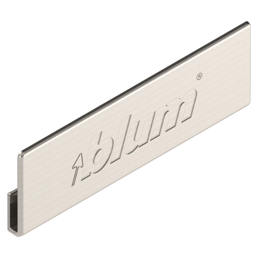 Zaślepka AVENTOS HK top / Zaślepka do MERIVOBOX, symetryczna, pogłębiony (blum)+inox