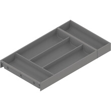 Organizacja szuflad Wkład na sztućce AMBIA-LINE do Legrabox i Merivobox - szary indium / 30x55 cm - Blum