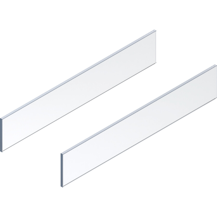 MERIVOBOX element dekoracyjny - bok, wysokość E, dł.=600 mm, szkło przezroczyste, 2 szt. w kpl.