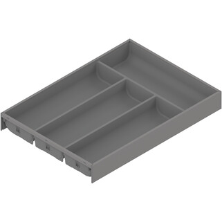 AMBIA-LINE wkład na sztućce do szuflady standardowej, do LEGRABOX/MERIVOBOX, tworzywo sztuczne/stal, 4 przegródka na sztućce, dł.=450 mm, szerokość=300 mm+szary indium mat*P/U: 1 AMBIA-LINE wkład na sztućce do szuflady standardowej, do LEGRABOX/MERIVOBOX, Szary Indium Mat tworzywo sztuczne/stal, 4 przegródka na sztućce, dł.=450...