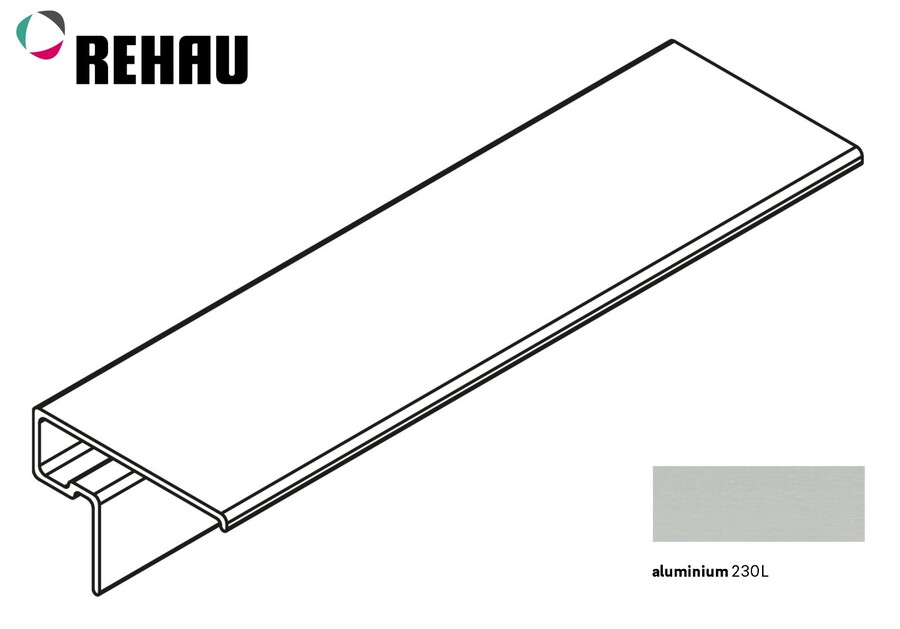 Listwa maskująca nakładana METALLIC-LINE FRAME - aluminium / dł. 250 cm