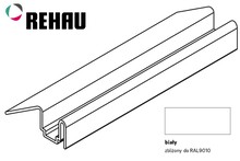 Żaluzje Prowadnica TOP BASIC - biały alpejski / dł. 250 cm - Rehau