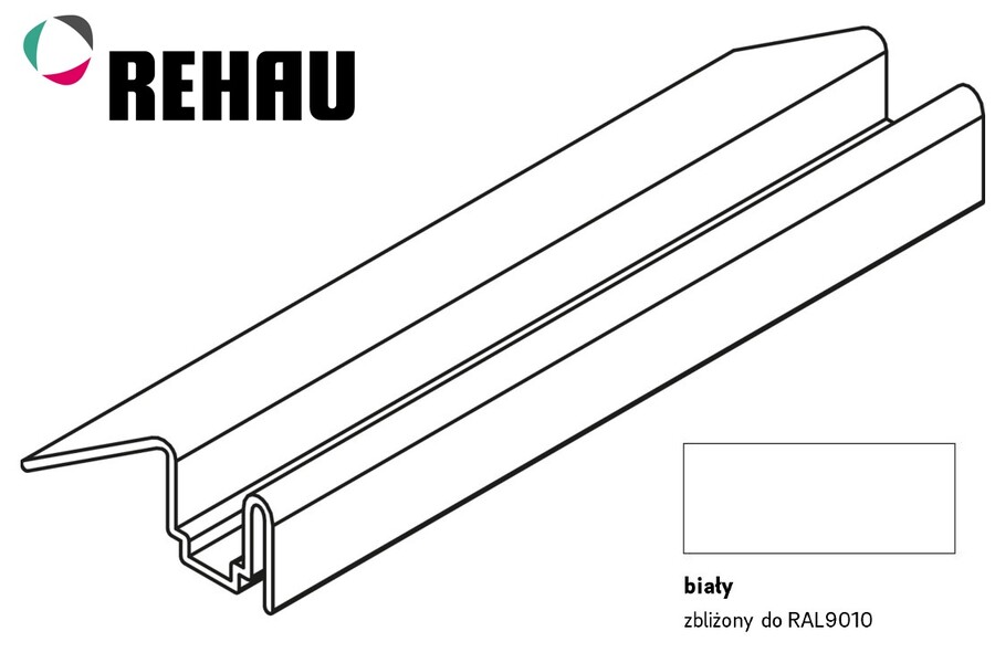 Prowadnica TOP BASIC - biały alpejski / dł. 250 cm