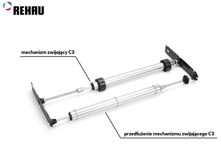 Mechanizm zwijający żaluzji C3 / 400 mm