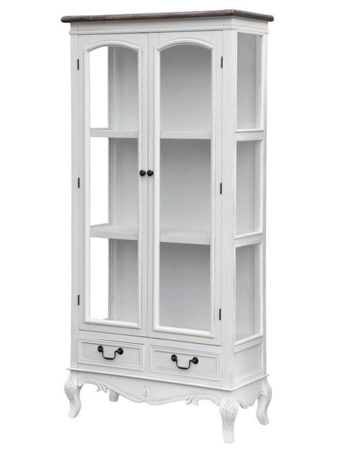 Witryna dwudrzwiowa RIMINI WHITE 09 - biały