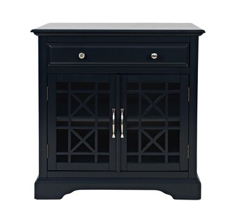 Komoda dwudrzwiowa AVOLA NAVY 2D/1S - ciemnogranatowy