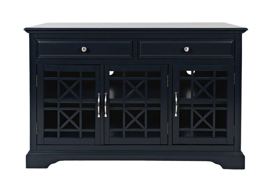 Komoda trzydrzwiowa AVOLA NAVY 3D/2S - ciemnogranatowy