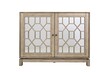 Komoda lustrzana AVOLA SILVER GOLD 2D - srebrny