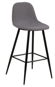 Hoker WILMA 91 cm - jasny szary/czarny