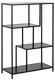 Regał SEAFORD 114 cm - czarny