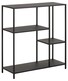Regał metalowy NEWCASTLE 86 cm - czarny