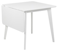 Stół rozkładany ROXBY 80/120x80 - biały