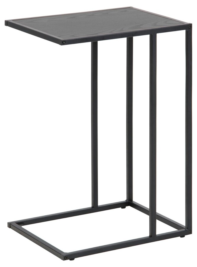 Stolik pomocniczy SEAFORD 43x35 - czarny