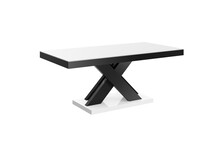 Ława XENON Lux MINI - wysoki połysk/biało-czarny