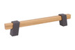 Uchwyt Z324 - drewno, grafit strukturalny / rozstaw 160 mm