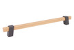 Uchwyt Z324 - drewno, grafit strukturalny / rozstaw 256 mm