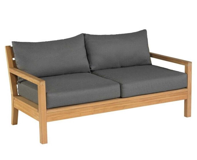 Ogrodowa sofa 2-osobowa ST. PETER z drewna tekowego [FSC]