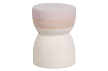Stołek ceramiczny GLAZED - pastelowy