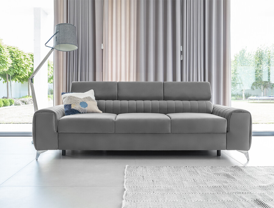 Sofa rozkładana 3-osobowa LAURENCE - tkanina Nube 03