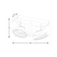Lampa spot MASTER ACGU10-184-N - czarny