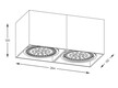 Lampa spot BOX ACGU10-117-N - czarny