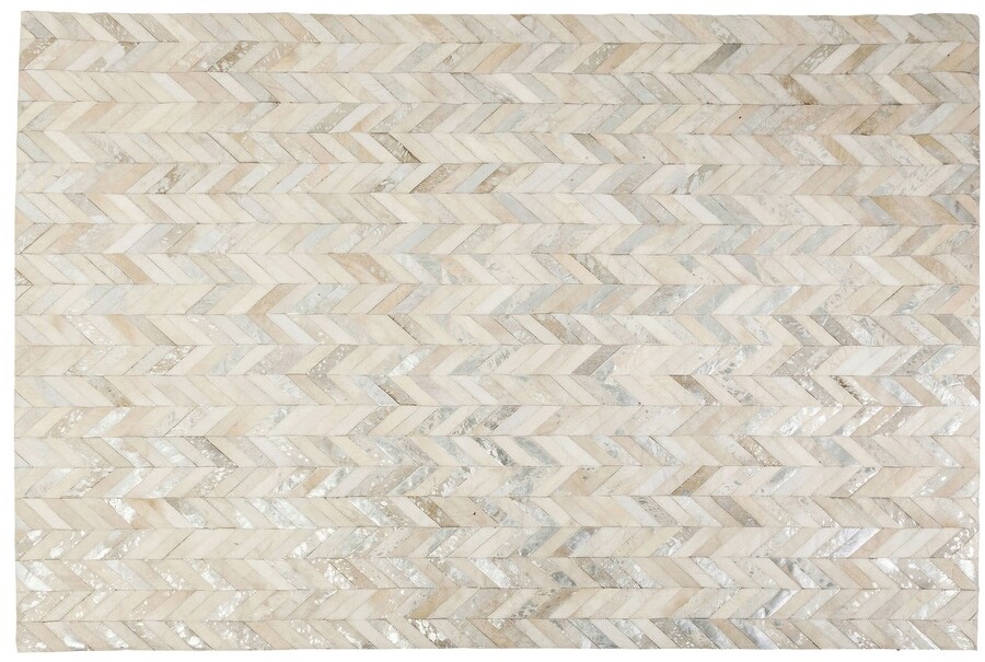 Dywan skórzany SPIKE ELEGANCE 170x240 - beżowy