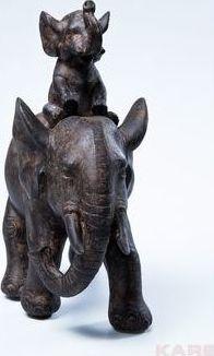 Figurka dekoracyjna ELEFANT DUMBO UNO - brązowy