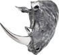 Dekoracja ścienna HEAD RHINO - antyczny szary