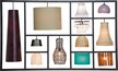 Lampa ścienna PARECCHI - multikolor