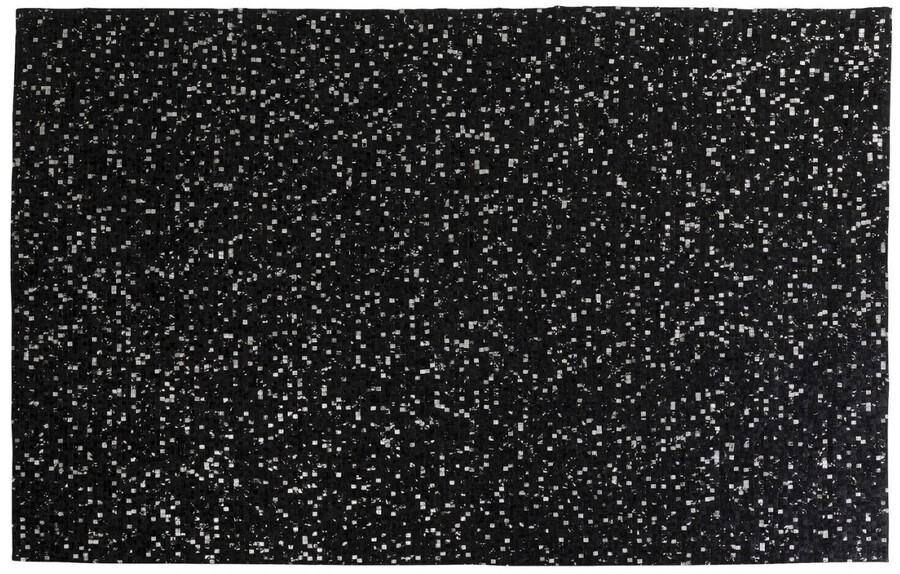 Dywan skórzany GLORIOUS 240x170 - czarny