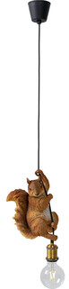 Lampa wisząca wiewiórka czerwona 20x14 cm