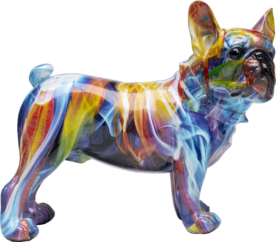 Figurka dekoracyjna FRENCHIE COLORFUL - multikolor