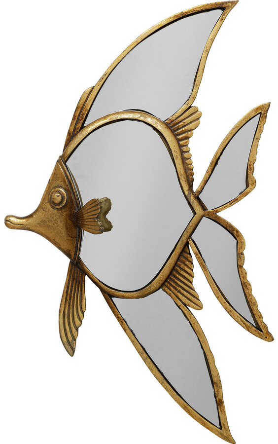 Dekoracja ścienna PISCES 24x39 - lustrzany/złoty