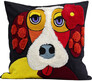 Poduszka tuftowana MAKE UP DOG 45x45