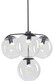 Lampa wisząca LASMINA 63 - przezroczysty/czarny