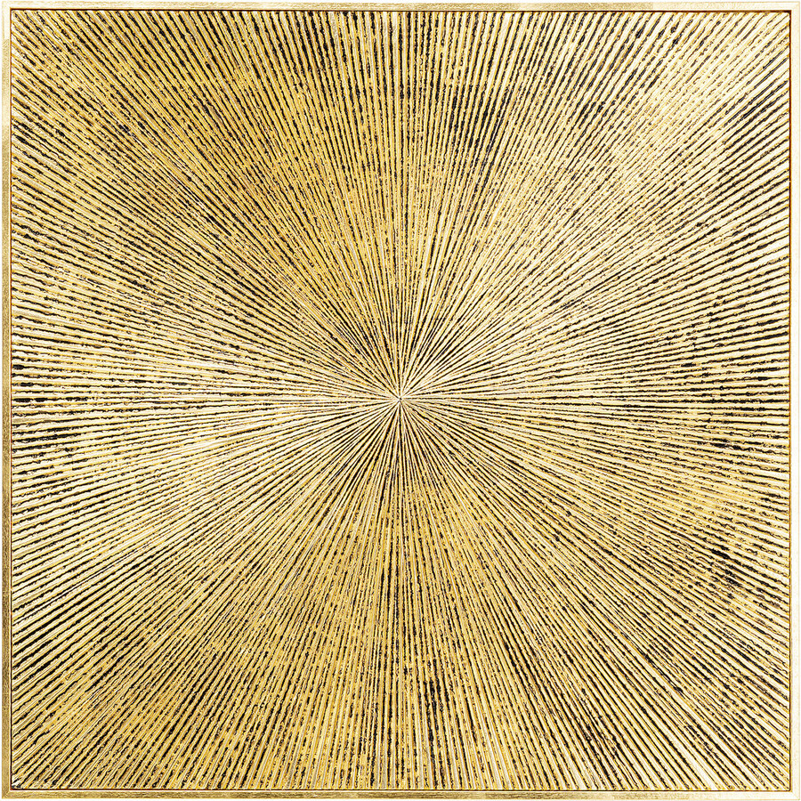 Dekoracja ścienna ILLUMINO 80x80 - złoty