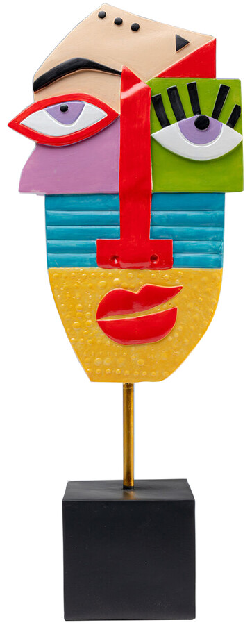 Figurka dekoracyjna ABSTRACT FACE MULTICOLOUR