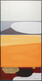 Obraz ABSTRACT SHAPES ORANGE 73x143